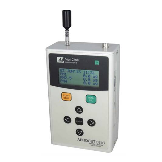 Particles_counter_8Channels_A531S מונה חלקיקים 8 ערוצים A531S