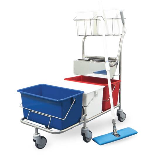 עגלת נקיון 3 דליים XL עגלת נקיון 3 דליים XL