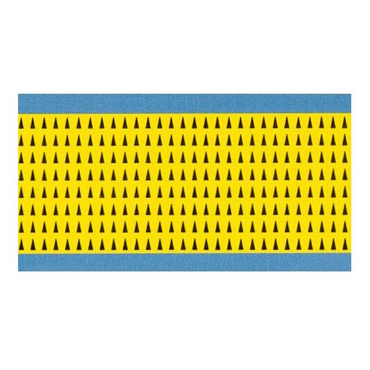 מדבקת חיצים צהוב שחור מדבקת חיצים צהוב שחור