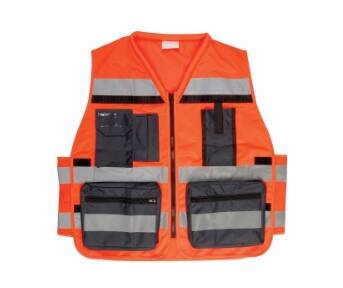 אפוד בטיחות זוהר עם כיסים אפוד בטיחות זוהר עם כיסים