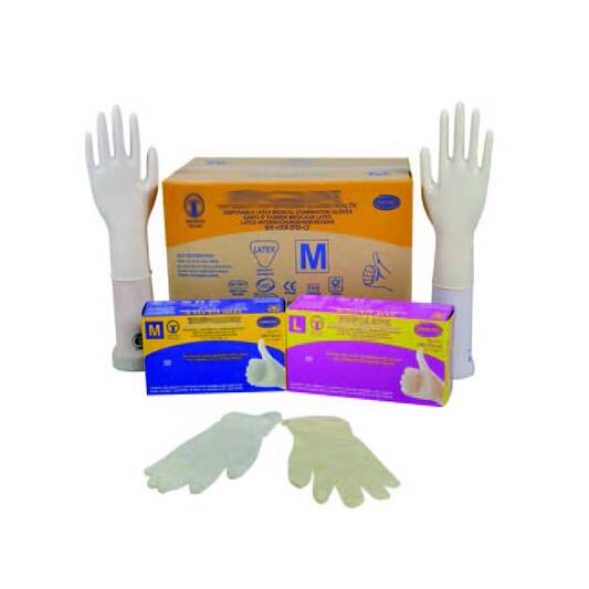 Latex_Examination_Powdered-main כפפת בדיקה לטקס