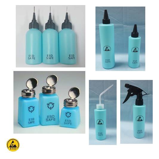 בקבוקים אנטי סטטיים מוליכות קבועה