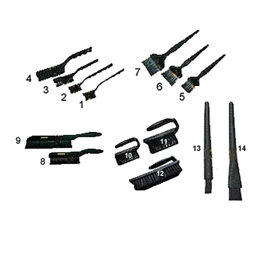 מברשות פלסטיק - שיער רך מוליך מברשות פלסטיק - שיער רך מוליך