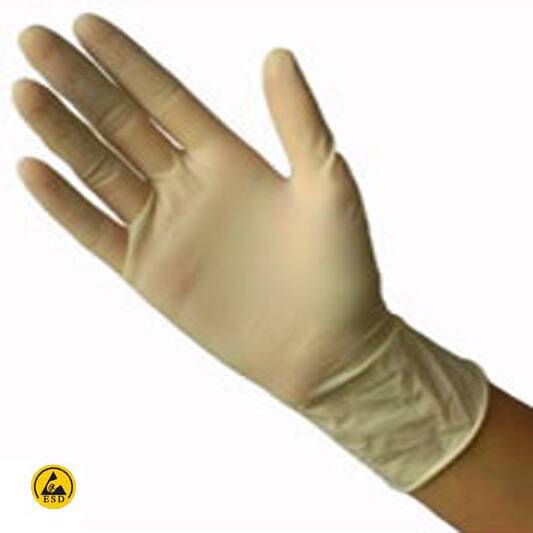 כפפות לטקס אנטי סטטי חדר נקי ISO 6 – תמונה 2