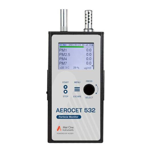 מונה חלקיקים נייד 532 מונה חלקיקים נייד 532